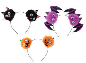 Halloween Pompom Headband