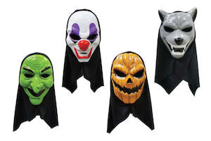 Halloween: Halloween Mask With Hood