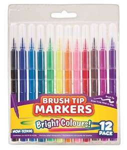 Felt Tips Ink Pens: Colouring Felt Tip Pens 12PK