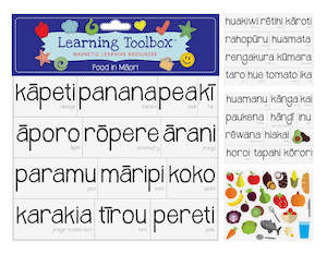 Educational Tools: Magnetic Learning Resources - Food In Maori
