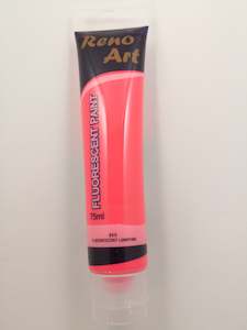 Paint Individual Tubes: #850 Reno Art Acrylic Paint (75ml) - Fluorescent Lumipink