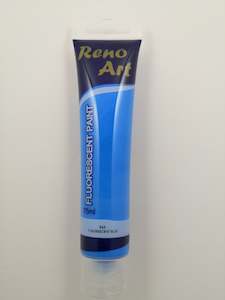 Paint Individual Tubes: #865 Reno Art Acrylic Paint (75ml) - Fluorescent Blue