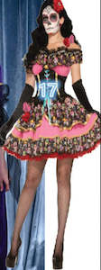 Adult Costume - Day Of The Dead (Ladies)
