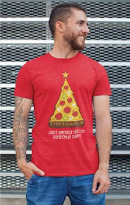 Men's Christmas T-Shirt (Just Another Xmas Cheesy Shirt)
