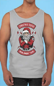 Christmas Dress Up: Mens Christmas Summer Singlet (Christmas Quad)