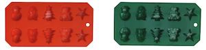 Christmas Chocolate or Ice Moulds