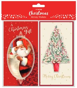 Christmas Money Wallet - Contemporary