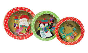 Cookie Tin With Clear Lid (Round)