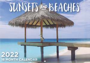 Calendars Diaries: Calendar (Rectangle) - Sunsets And Beaches