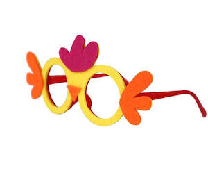 Easter: Dress Up Accessories - Easter Chick Party Glasses