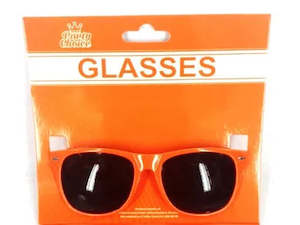 Dress Up Accessory - Wayfer Party Glasses (Orange)