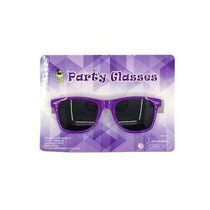 Dress Up Accessory - Wayfer Party Glasses (Purple)