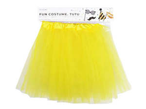 Costumes Accessories: Dress Up Accessory - 3 Layered Tutu (L:50cm) - Yellow
