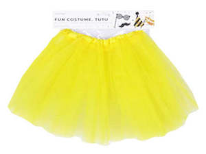 Dress Up Accessory - 3 Layered Tutu (L:40cm) - Yellow