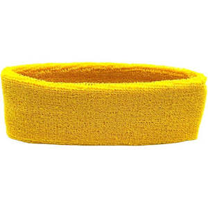 Costumes Accessories: Dress Up Accessory - Sports Headband (Yellow)