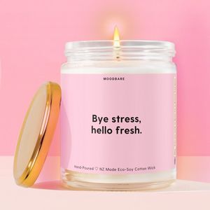 All Candles: Bye stress, hello fresh.