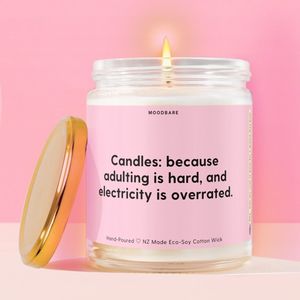 All Candles: Candles: because adulting is hard, and electricity is overrated.