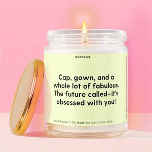 All Candles: Cap, gown, and a whole lot of fabulous. The future called—it’s obsessed with you!