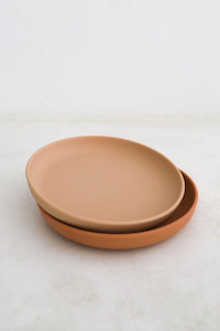 Dine: Plate Set - Cinnamon/Nude
