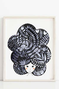 Prints: Floral Hair Print