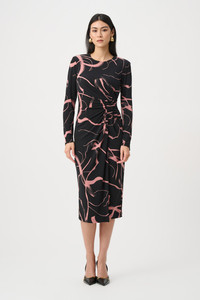 Products: Joseph Ribkoff Silky Knit Printed Wrap Dress