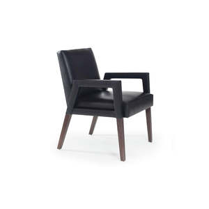 Dining Chairs: Reed Arm Chair with Upholstered Arm