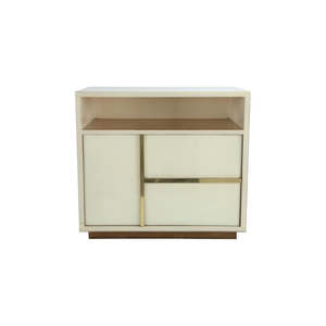 Bedsides: Scilla Bedside Table (Natural Parchment)