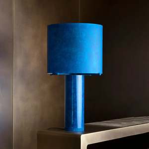Table Lamps: Sorbet Table Lamp - Turquoise