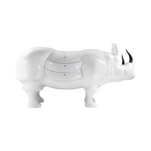 Sylvan Sf Limited Edition: Rhino in White Resin with Drawers