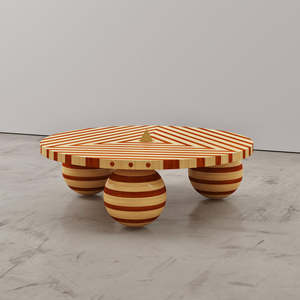 Troy Smith: Striped Coffee Table