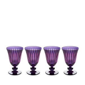 Prism Wine Glasses Purple