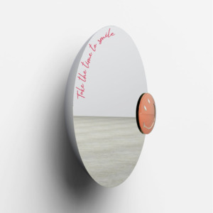 Accessories: Smiley Take the Time to Smile Mirror