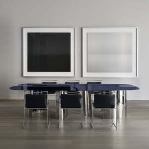 2+1 Table Blue