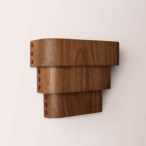 Lighting: Stud Sconce Curved 3