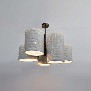 Lopez Chandelier (x5) 31x42x34 WW/BLK