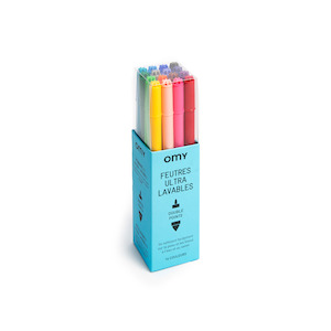 Felt Pens: OMY France ~ Ultra Washable Felt Pens | 16