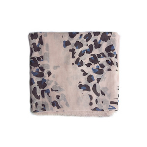 Jewellery Accessories: Leopard Scarf | Blush