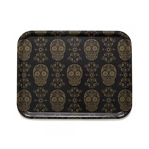 Kitchen Living: Emily Evan's Sugar Skulls Cocktail Tray