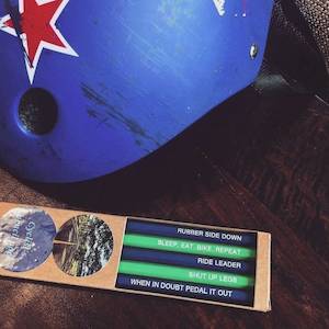 Desk Bookshelf: Seriously Into Cycling | Pencil Set