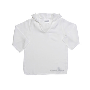 Snapper Rock Kids Swimwear: Hooded Kaftan | White