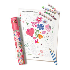 Desk Bookshelf: Paint by Numbers | Pressed Flowers
