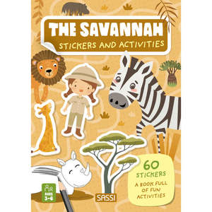 Desk Bookshelf: Activity & Sticker Book | The Savannah