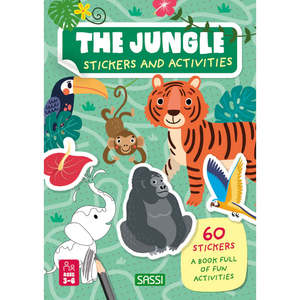 Desk Bookshelf: Activity & Sticker Book | The Jungle