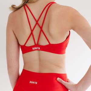 LAST CHANCE Straps bra Spanish red