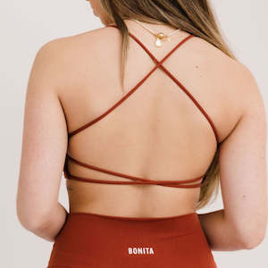 Second: LAST CHANCE. Backless sport bra Berry