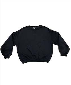 Second: LAST CHANCE Cosy · Crew neck sweatshirt black
