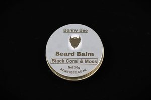 Products: Black Coral & Moss Beard Balm Bonny Bee