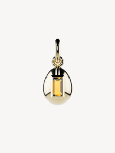 Birthstones: Egg Birthstone Charm, November