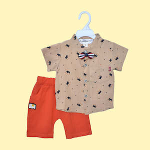 Baby Boy Clothing set Cream