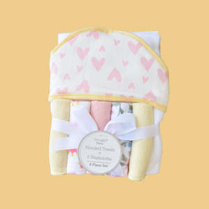 Accessories: 6 Piece Bath Set Yellow